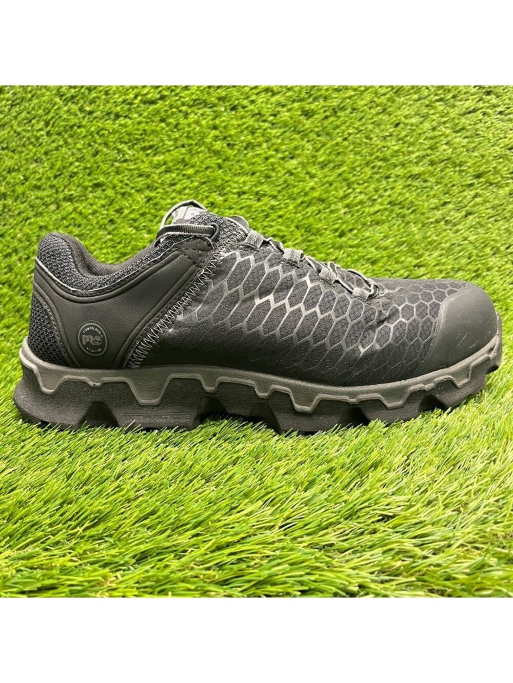 Timberland PRO Powertrain Mens Size 12E Black Composite Toe Safety Work Shoes